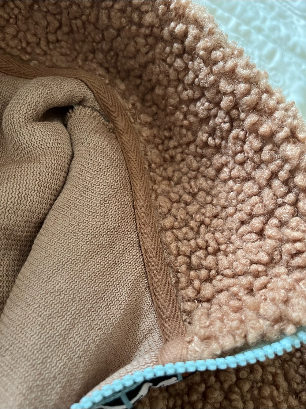 Billabong Adventure Division Horizon Sweatshirt Tan Sherpa Half-Zip size M - Picture 6 of 13